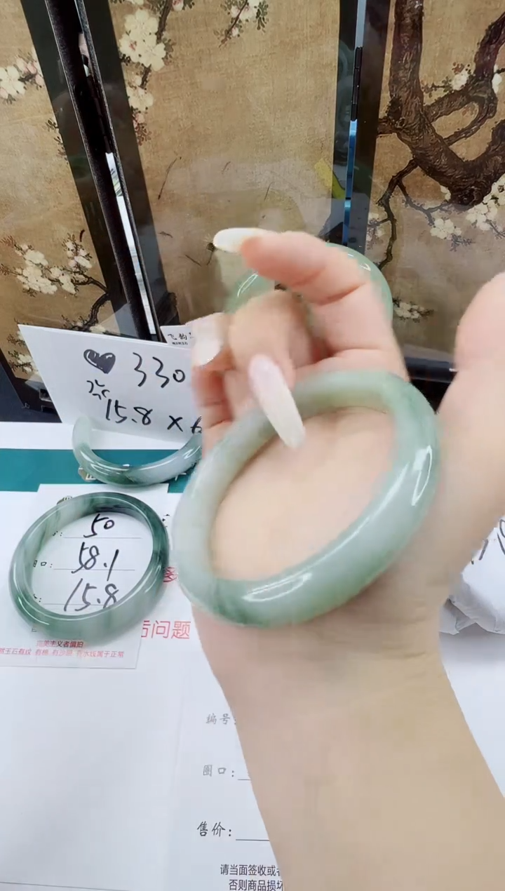 未镶嵌手镯石英质玉51-58/59