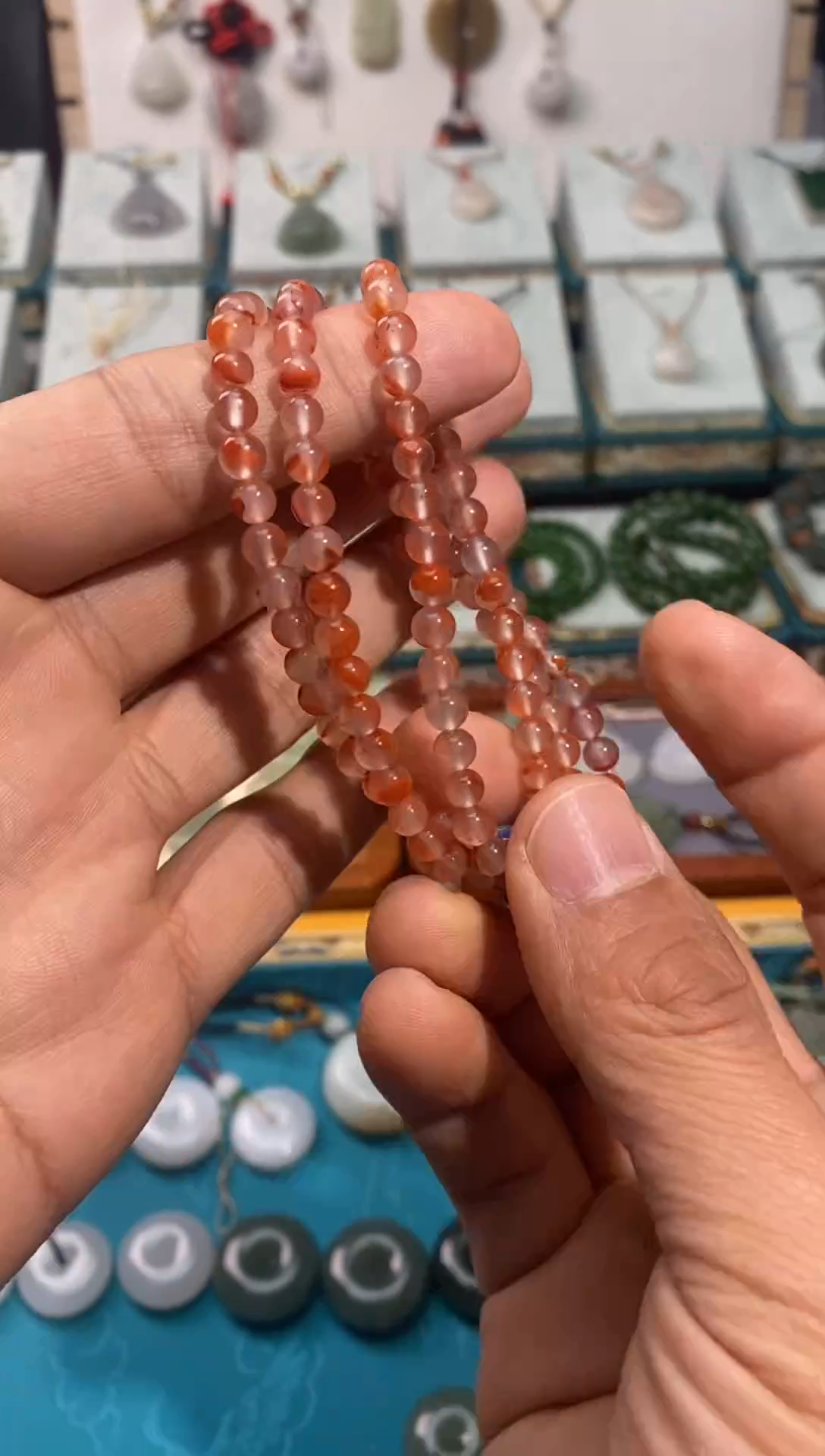 【闪购商品】南红玛瑙手链未镶嵌多圈