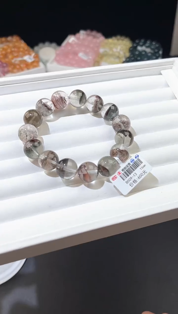 【闪购商品】水晶手链未镶嵌多样性发一莫奈幽灵15mm