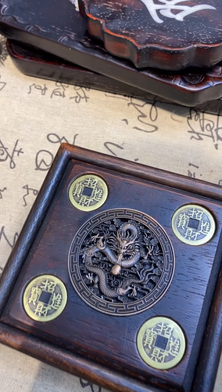 檀香紫檀（小叶紫檀）小叶紫檀正方抽拉盒