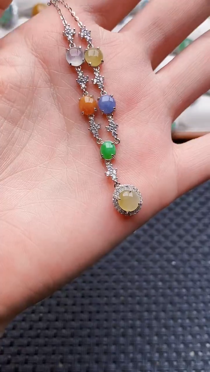 银S925镶嵌戒指翡翠4194