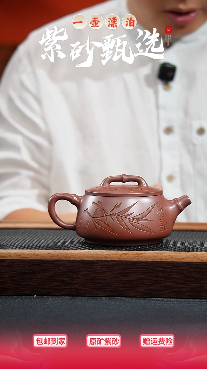 茶壶紫砂 一壶漂泊紫砂茶器1015