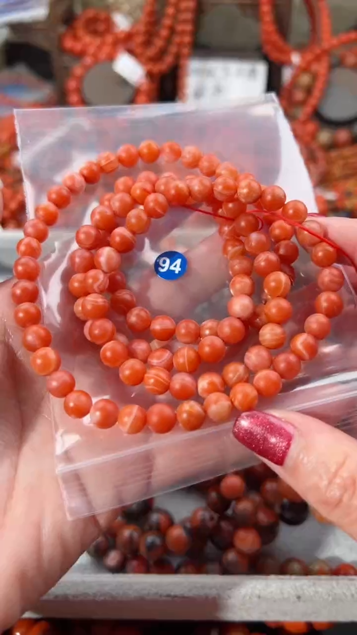 【闪购商品】南红玛瑙手串未镶嵌7