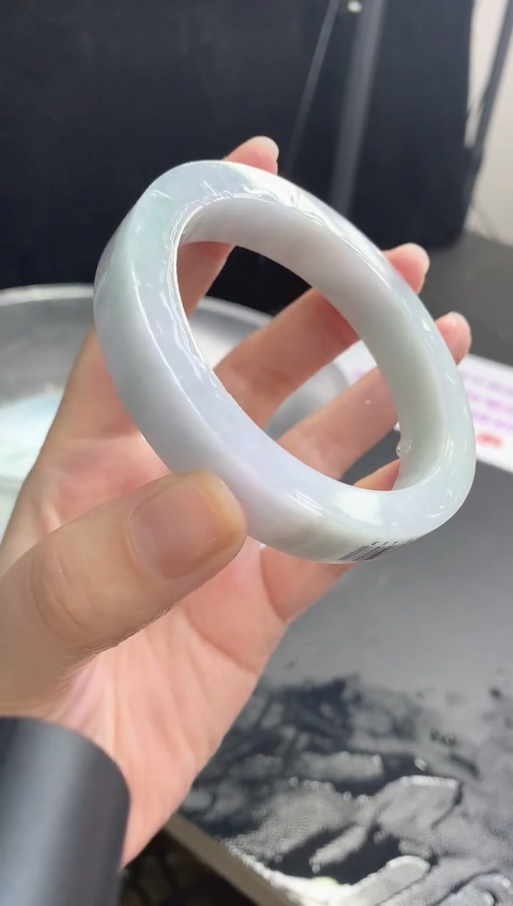 【闪购商品】定制翡翠手镯未镶嵌24  62-64正