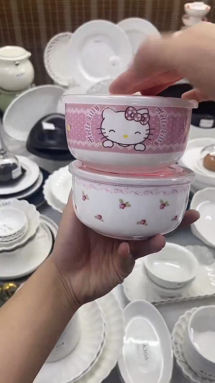 瓷【2个装】孤品保鲜碗5寸