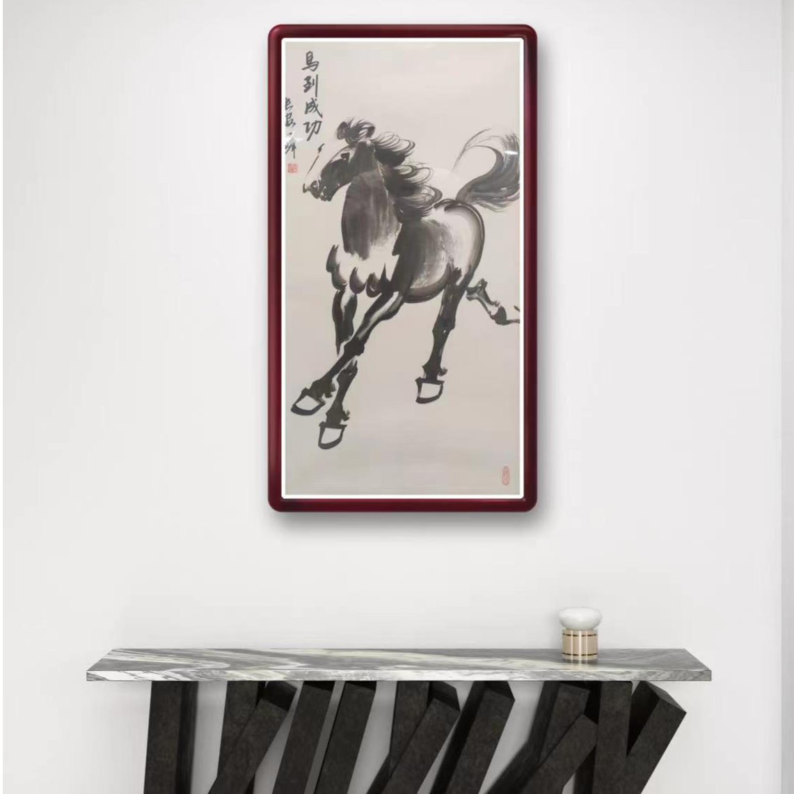 关俊峰老师国画作品三尺马软片