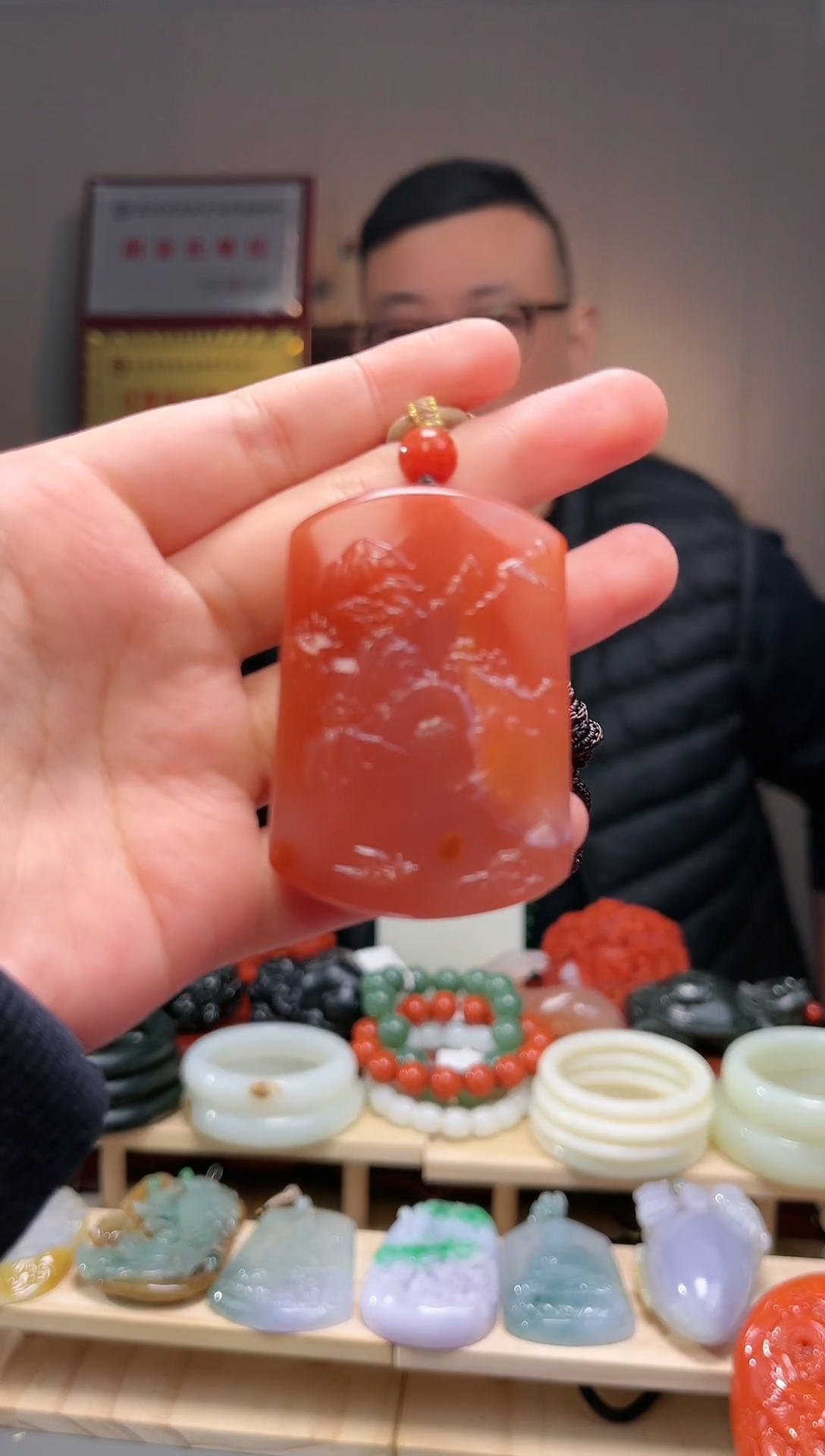 颈饰未镶嵌南红玛瑙用****0吊坠