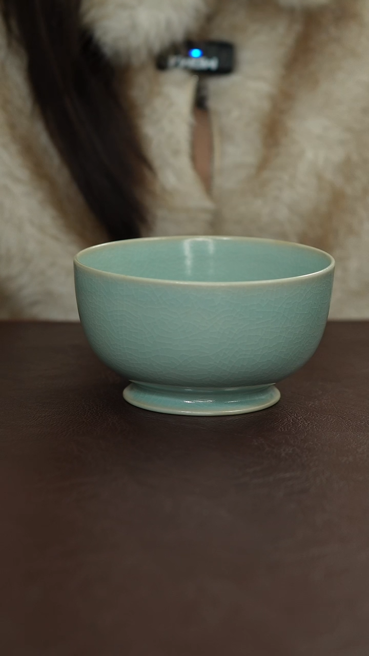 摆件陶原矿原釉汝宋汝瓷