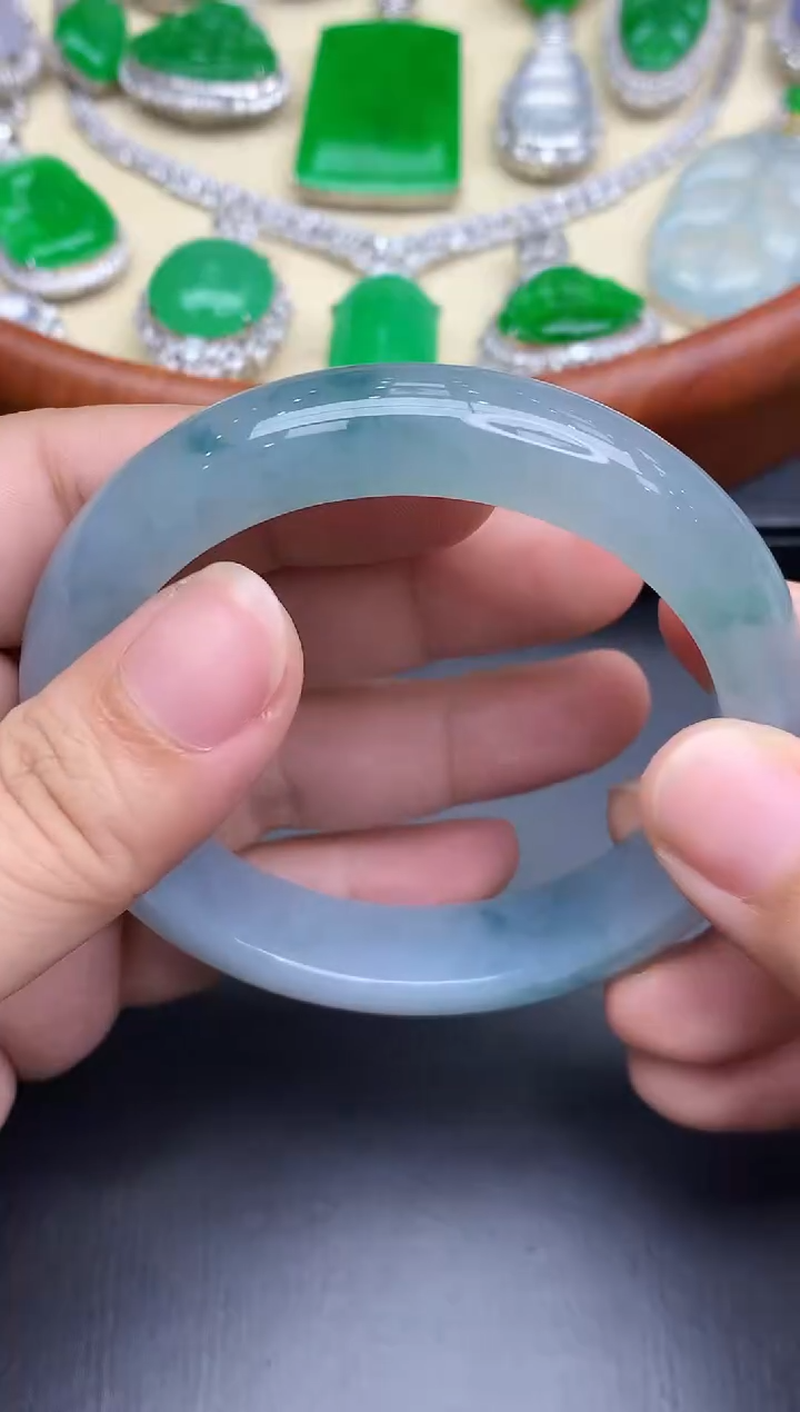 未镶嵌手镯翡翠524-中国好珍宝