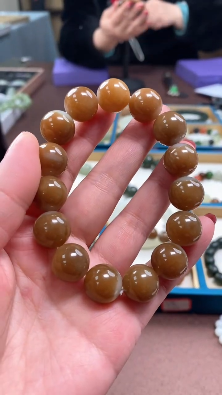 【闪购商品】和田玉（糖玉）手链未镶嵌和田玉手链