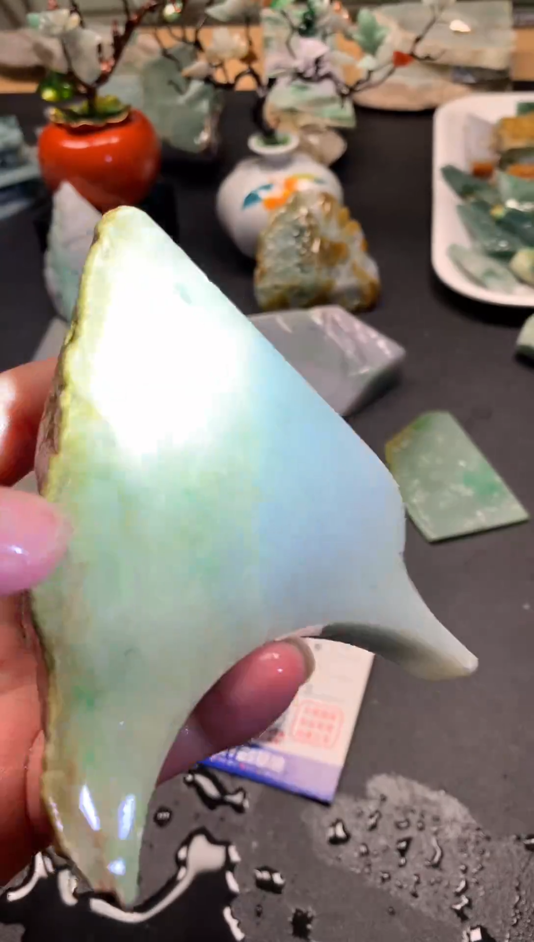 【闪购商品】翡翠颈饰未镶嵌天然翡翠A货73