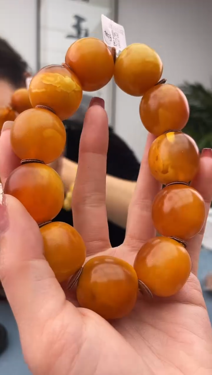 【闪购商品】蜜蜡珠宝奇石未镶嵌假一罚十，0104.24