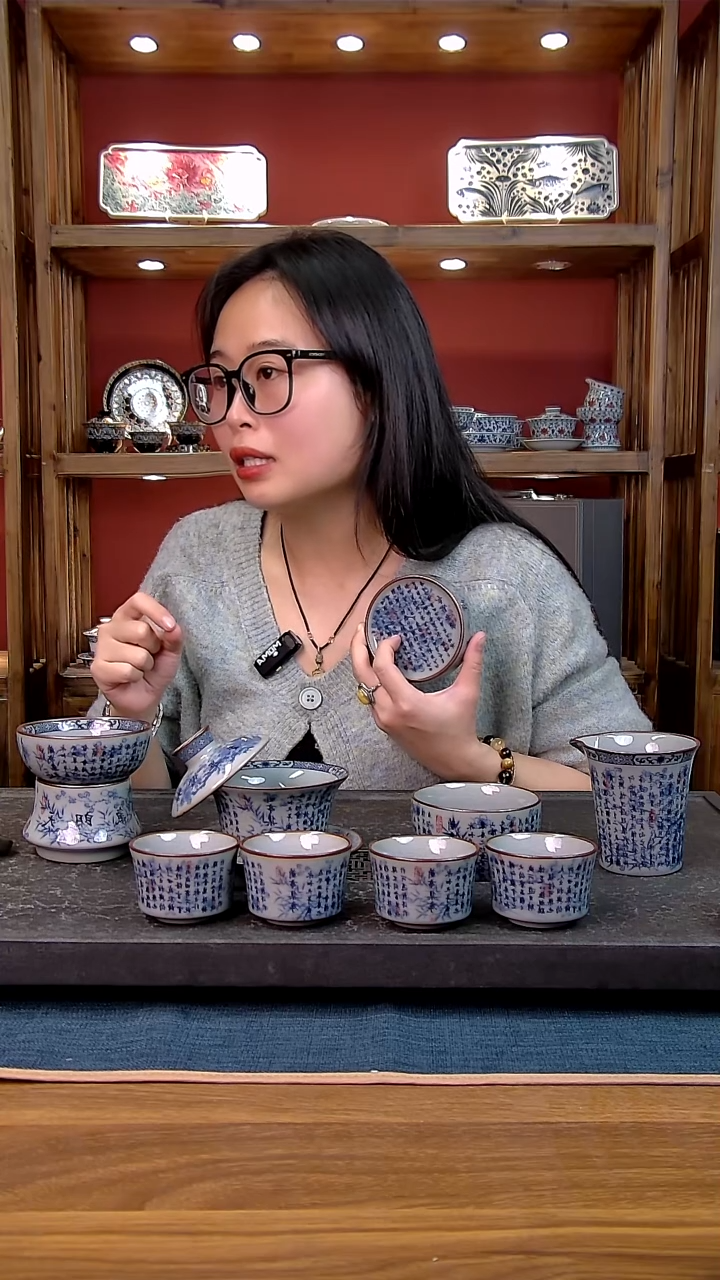 简装家用款9件套 老陶泥开片纹陶瓷茶具