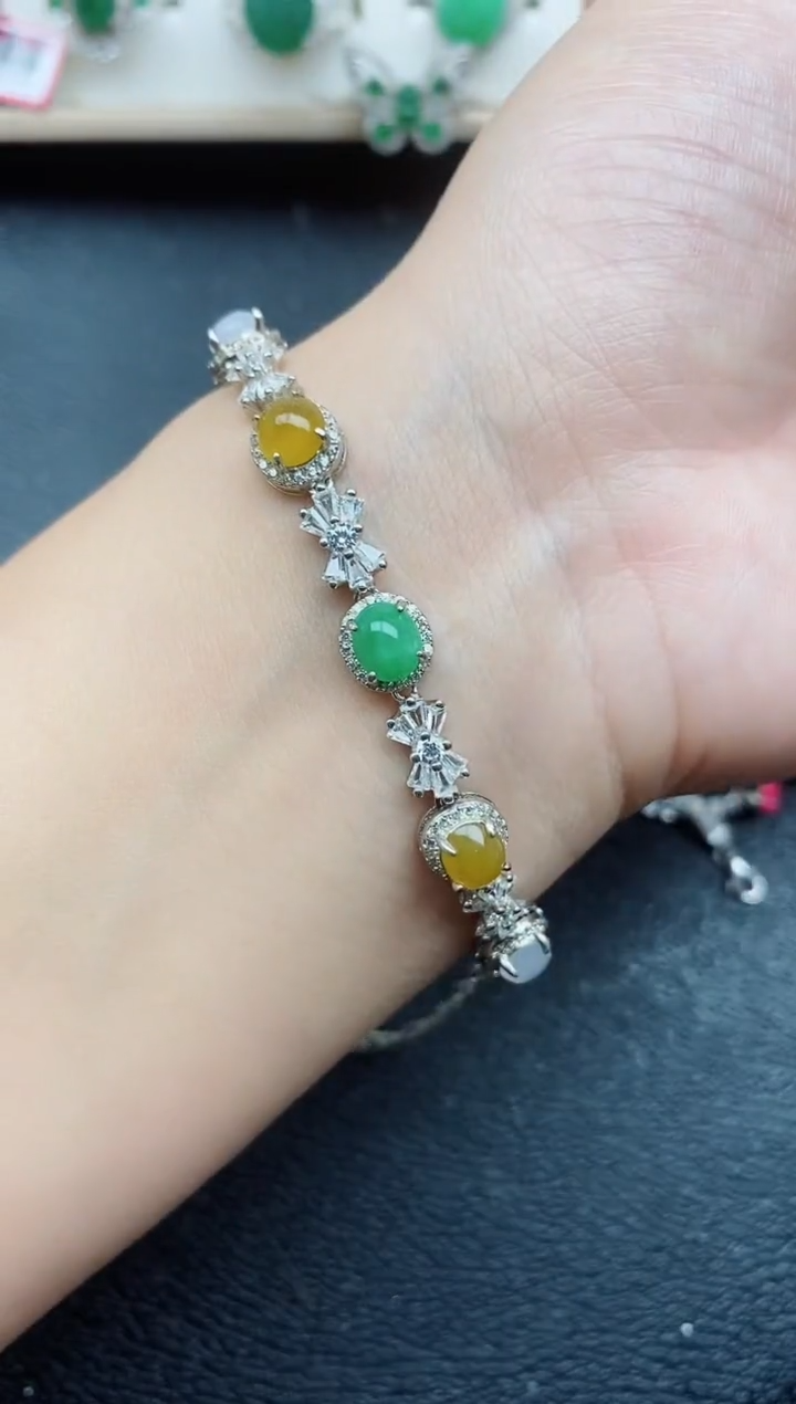 【闪购商品】翡翠戒指银S925镶嵌11111