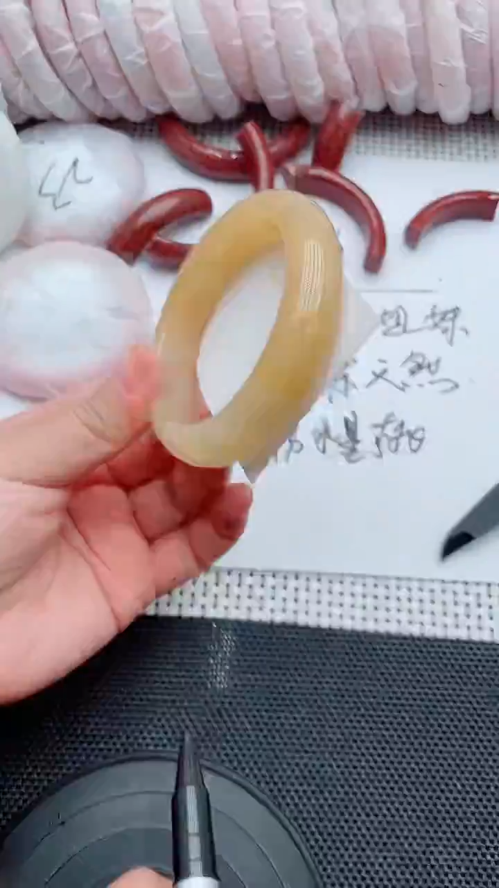 未镶嵌手镯石英质玉191-58-59