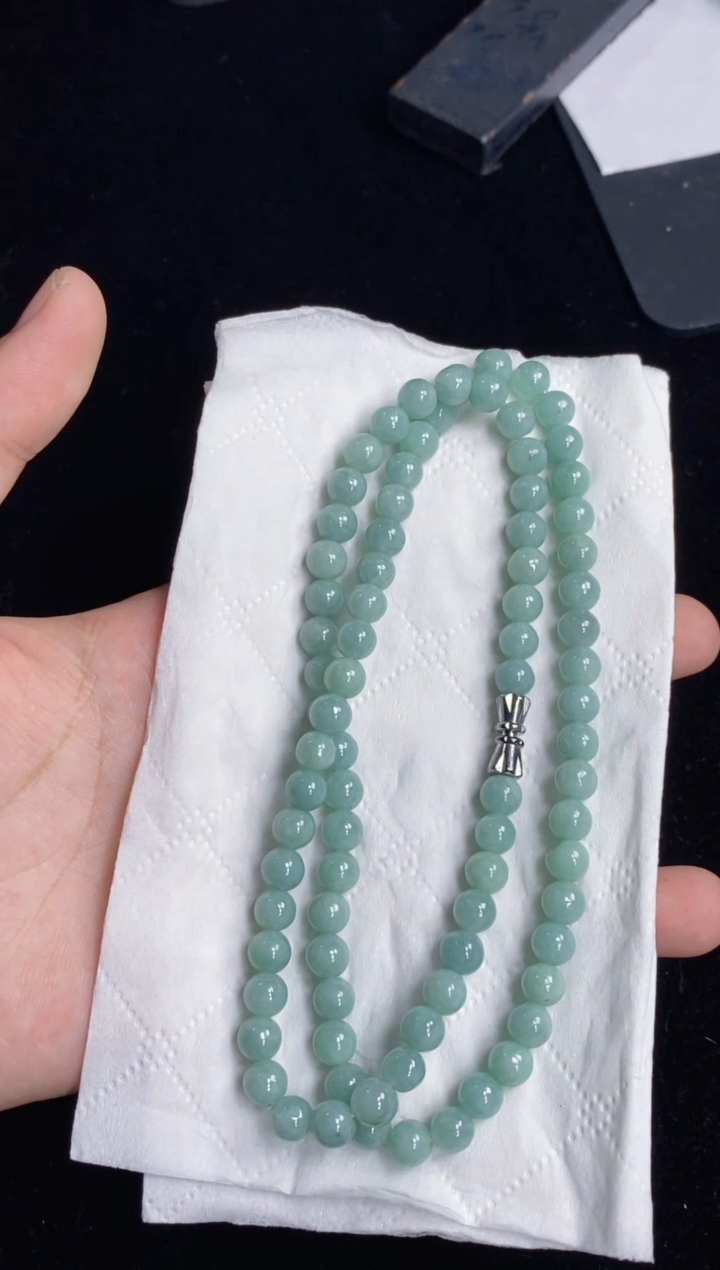 未镶嵌手串翡翠110天然缅甸A货翡翠一物一证