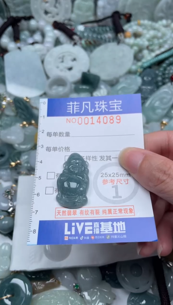 颈饰未镶嵌翡翠14089