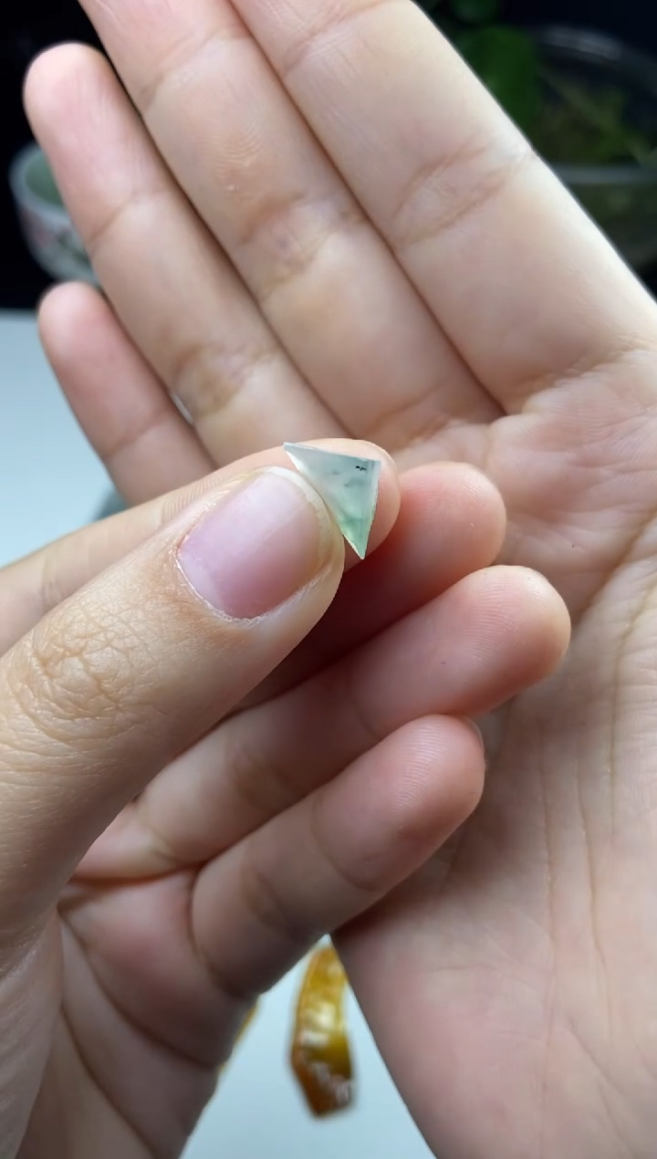 未镶嵌定制翡翠翡翠片料定制未镶嵌12.4-3包工包料