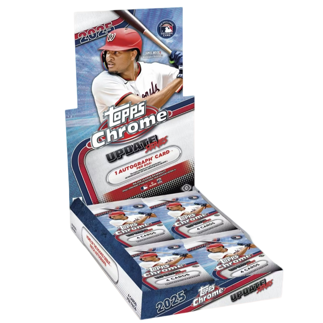 2025 Topps Chrome Update Baseball Hobby 棒球 球星卡 单盒