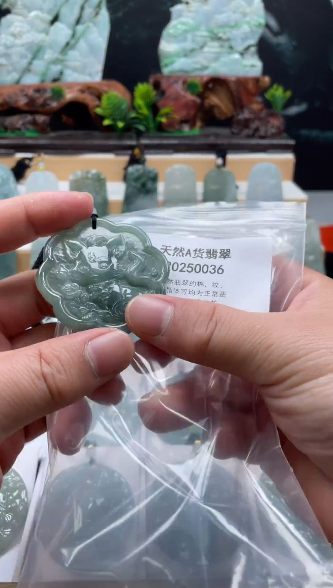 颈饰未镶嵌翡翠翠峰珠宝202512010093