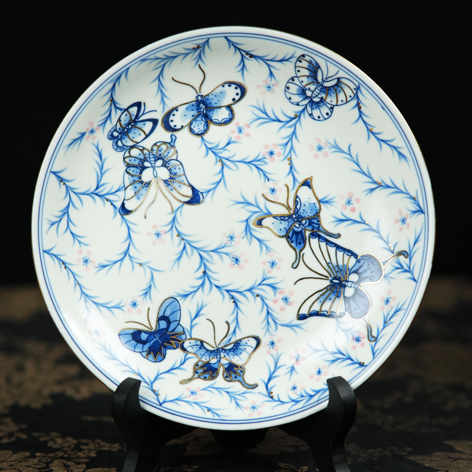 蝶舞壶承「雨溪山房」