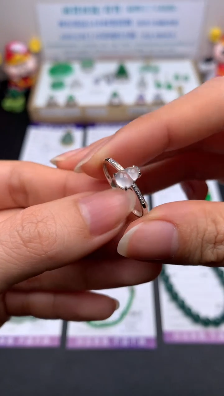 【闪购商品】定制翡翠18K金镶嵌模式推广期24小时鉴赏期