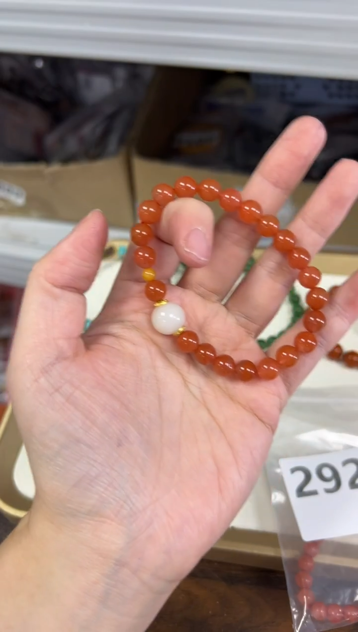 未镶嵌手链南红玛瑙孤品南红玛瑙设计款手链[2923]