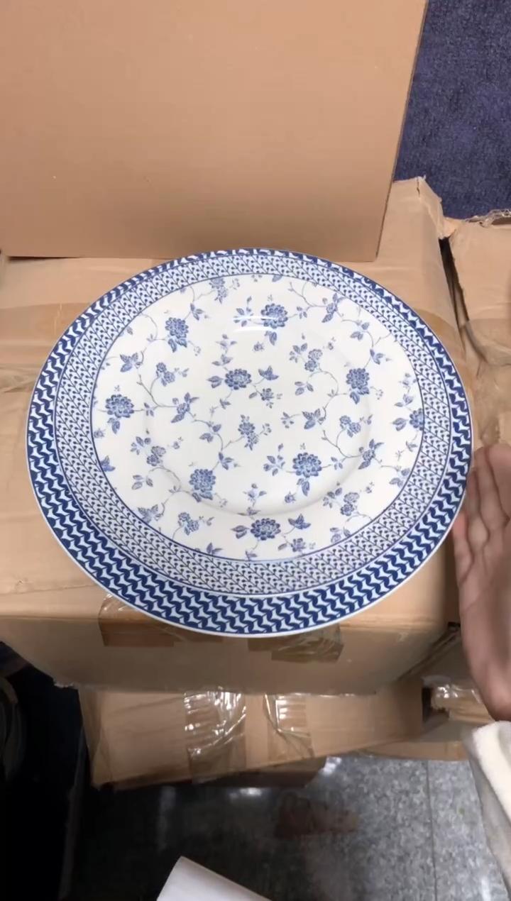 【闪购商品】瓷片陶瓷原单CC241餐具三件套