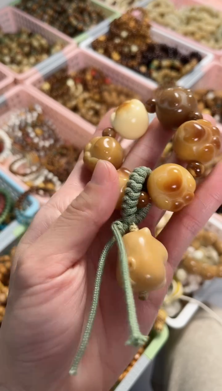 【闪购商品】菩提根/象牙果手串菩提根爱心猫爪手捻