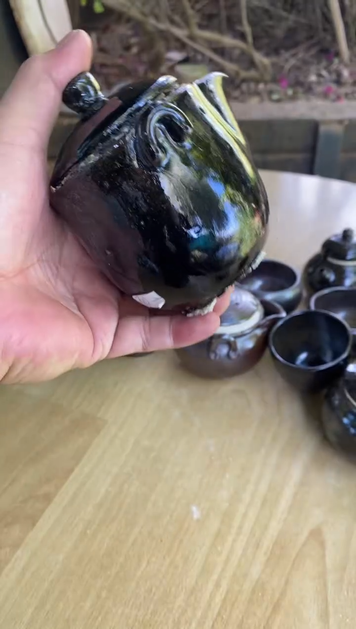 浪鬼柴烧闲*龙窑系列 宝瓶 微瑕 拍品