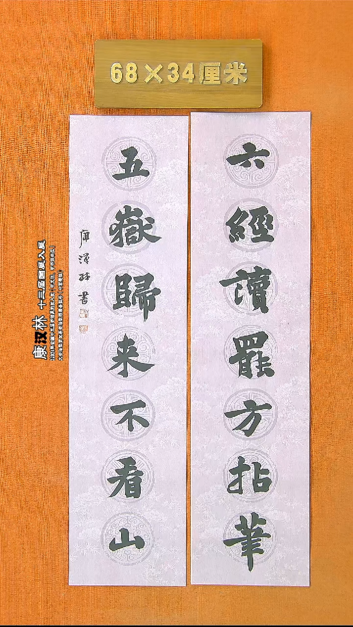 【闪购商品】书法159康汉林书法作品