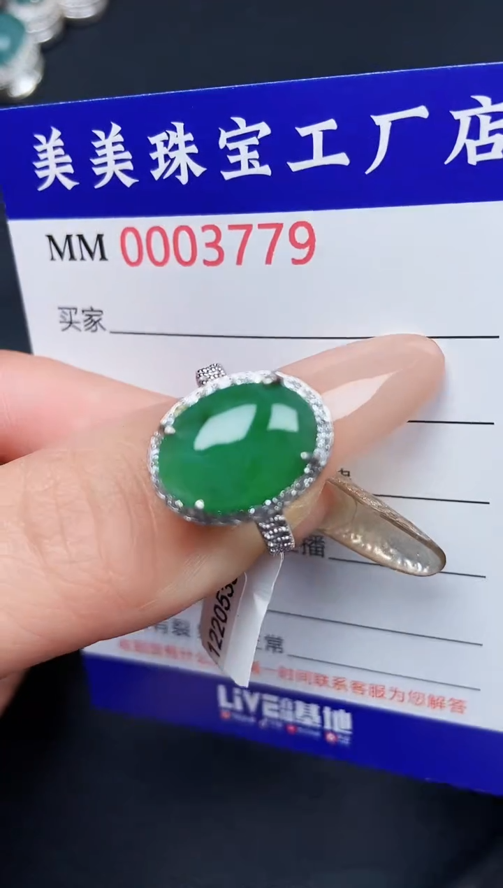 【闪购商品】翡翠颈饰银S925镶嵌3779