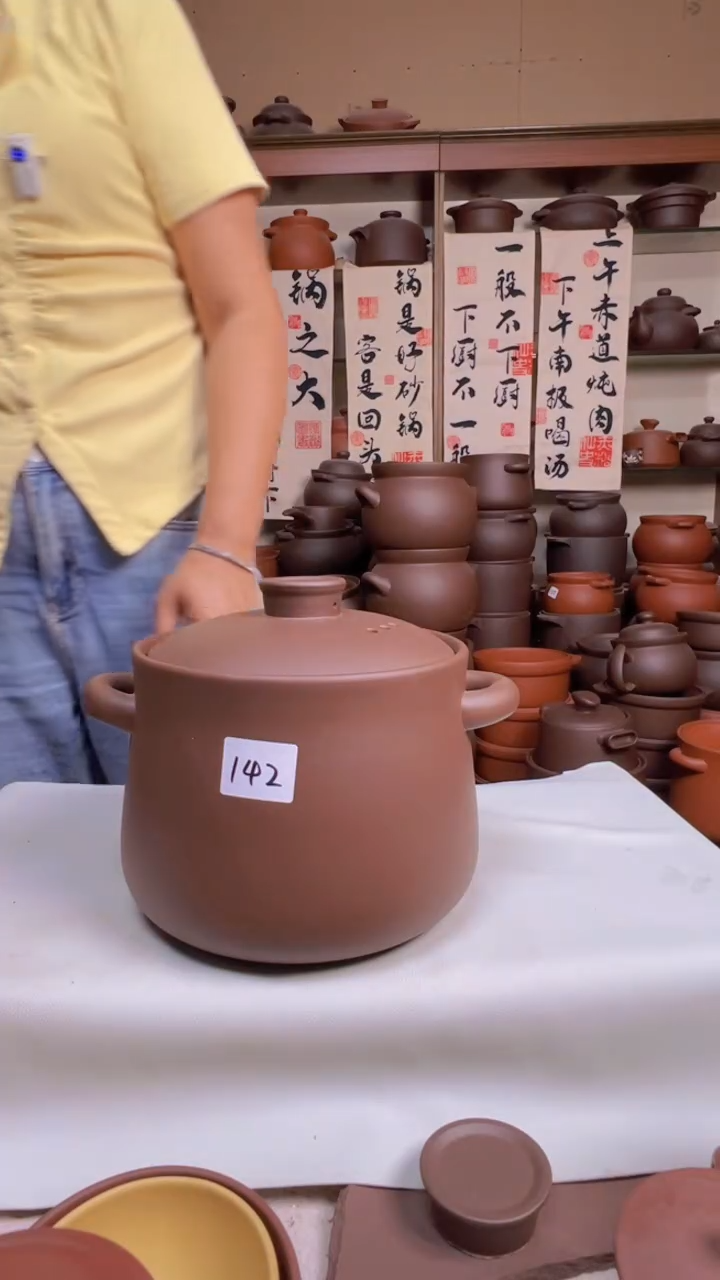 宜兴紫砂微瑕4升小蛮腰142