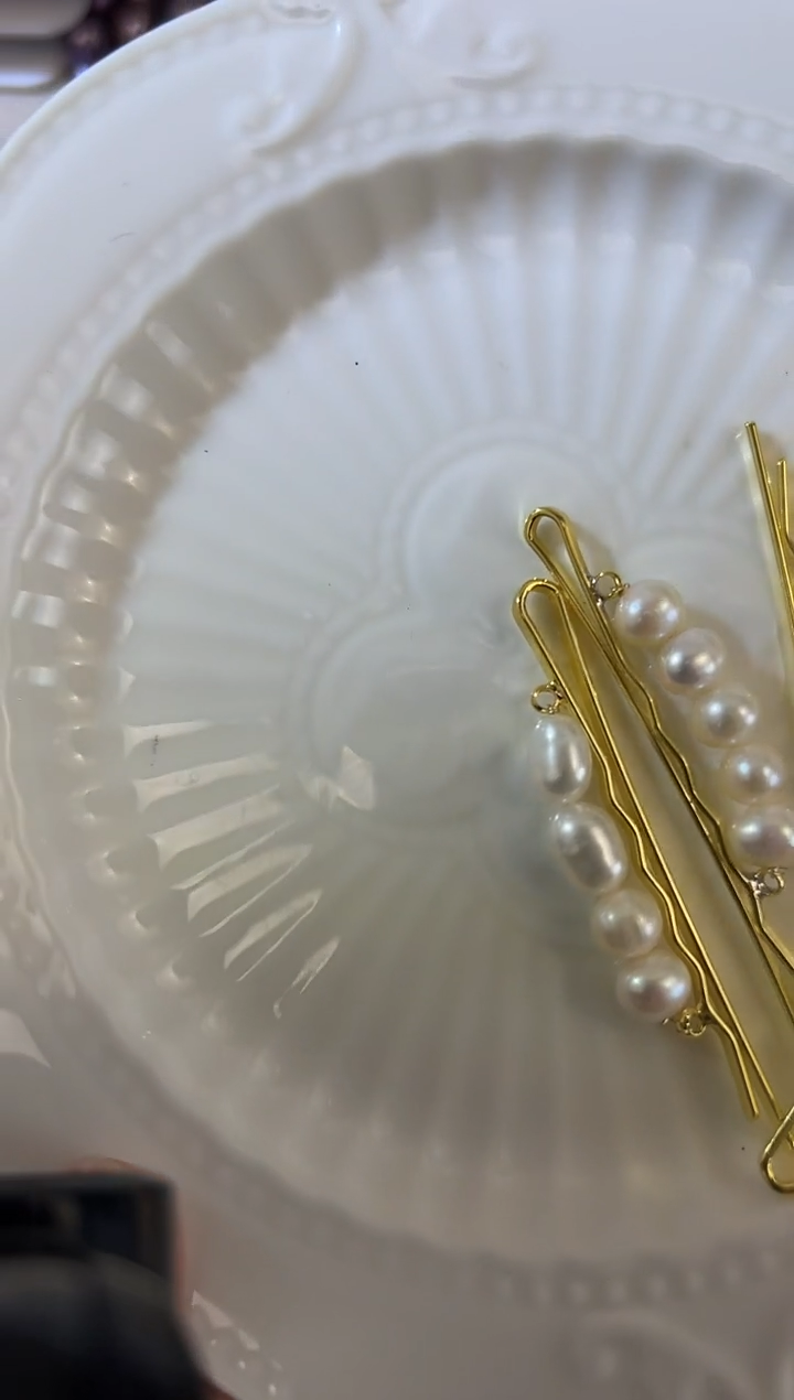 未镶嵌发饰淡水珍珠c22