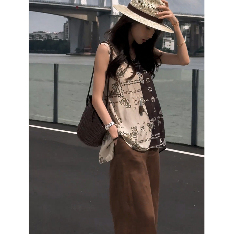 巨好看的夏天套装女2025新款法式复古轻奢感气质上衣长裤子两件套