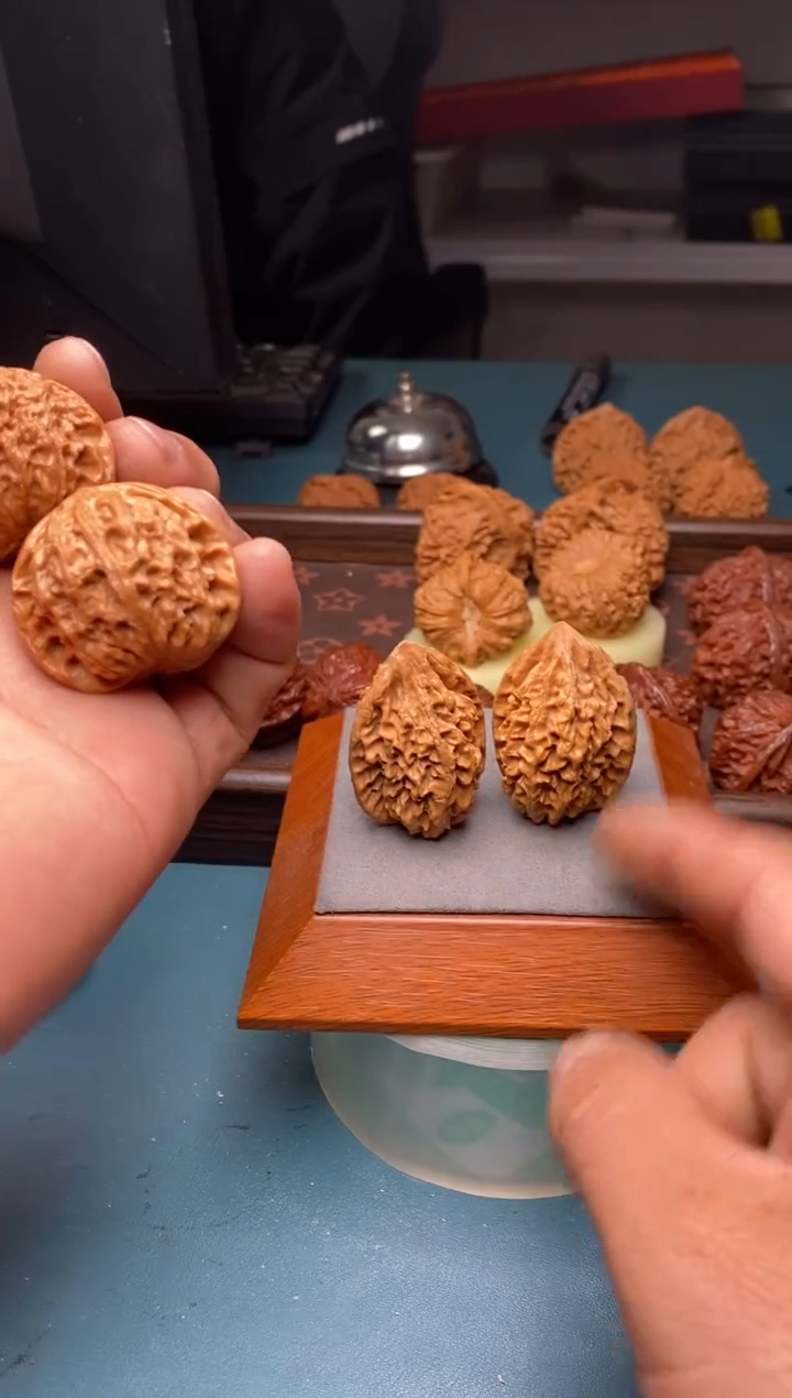 把件文玩核桃三****走招财鼠b495