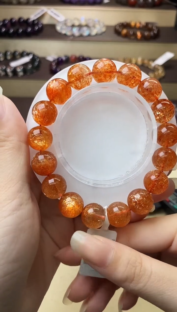 【闪购商品】日光石手链未镶嵌金太阳12m+