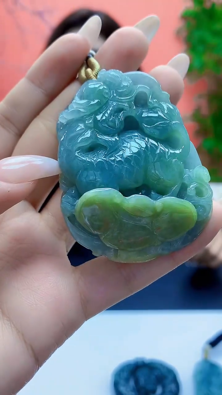 未镶嵌定制翡翠4829ty-毛货挂件142