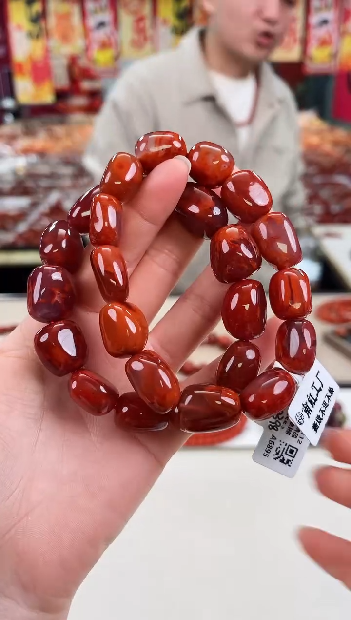 未镶嵌瓦西nxh随型手串南红玛瑙（多样式发其一）