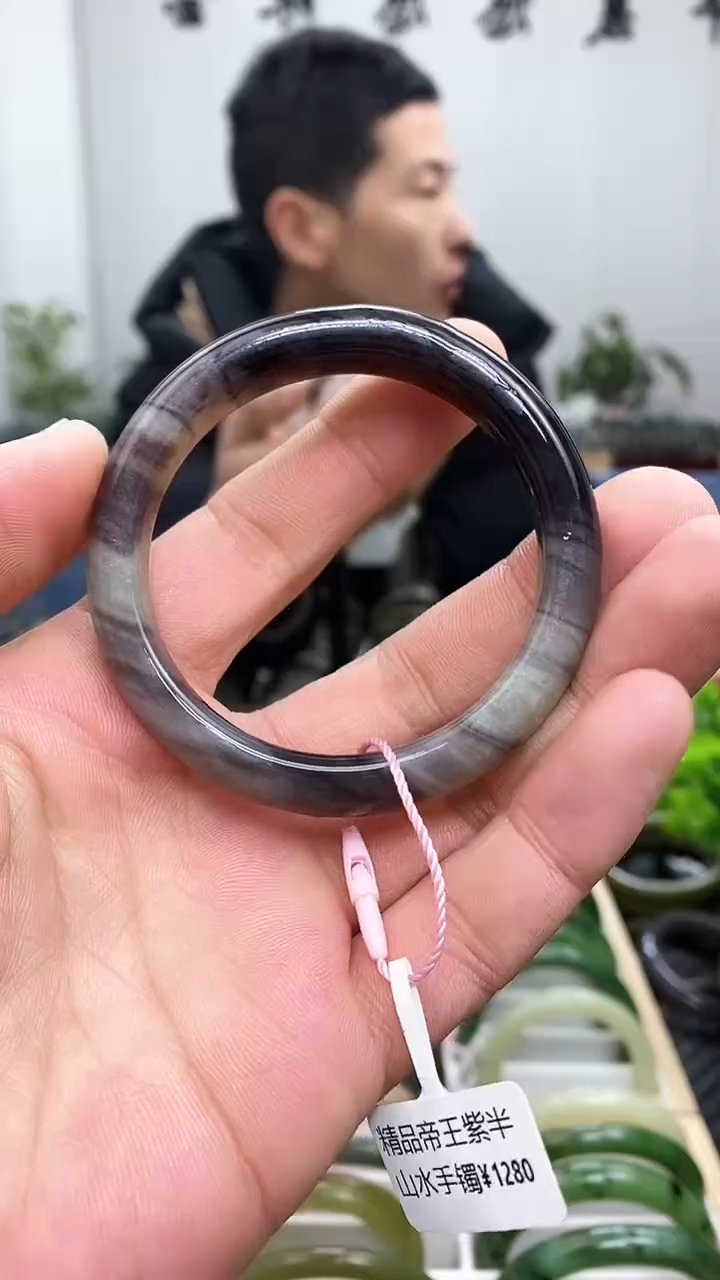 【闪购商品】和田玉手镯未镶嵌52.5