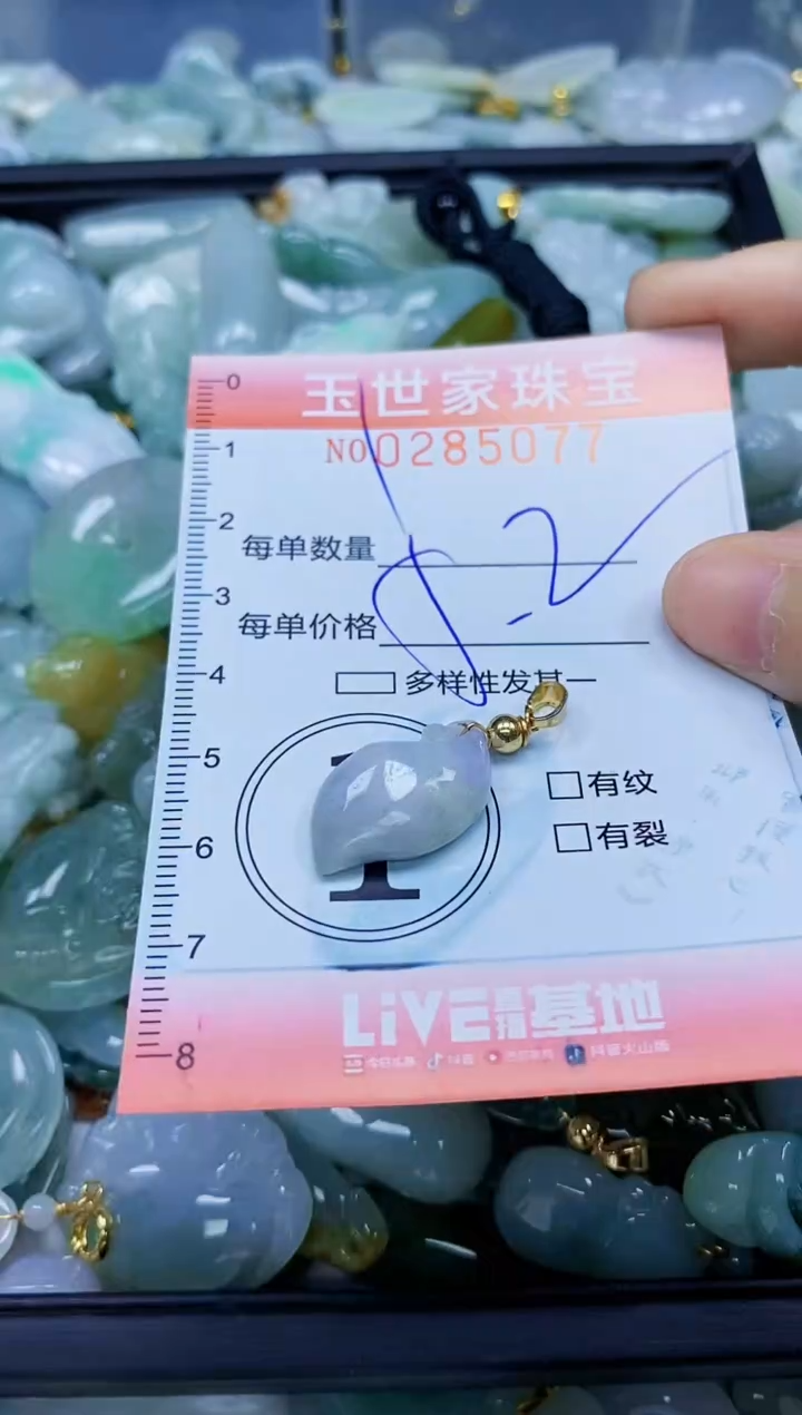 翡翠未镶嵌颈饰闪购0285077