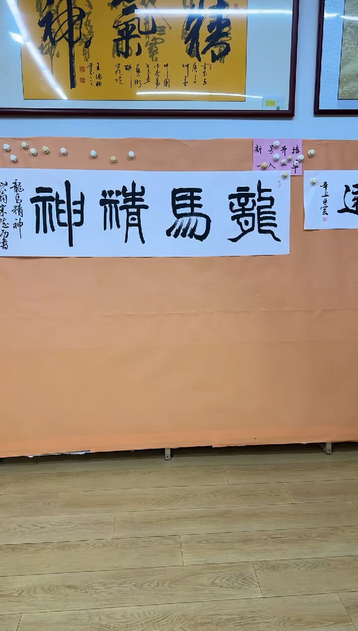 书法龙马精神宋德功