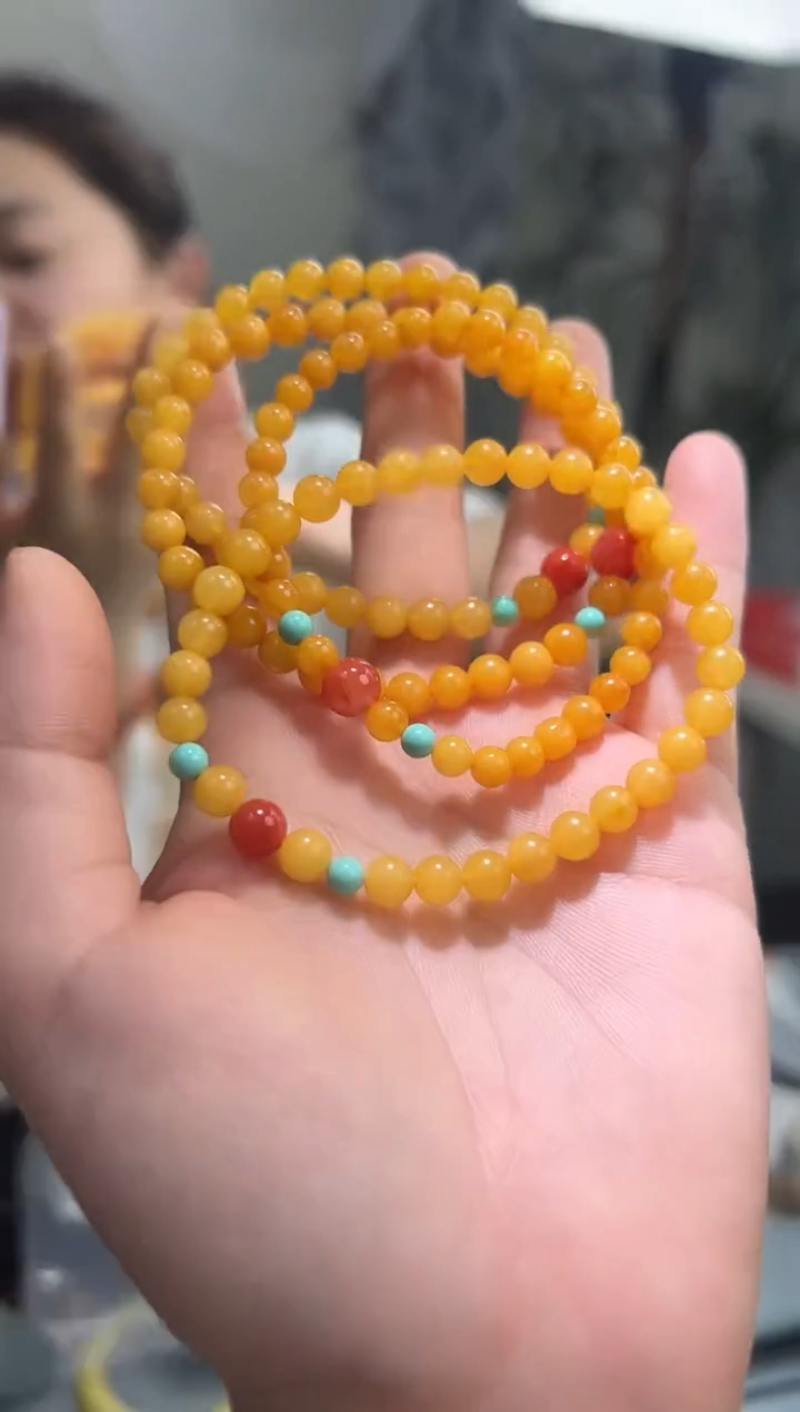 裸石蜜蜡未镶嵌天然琥珀蜜蜡