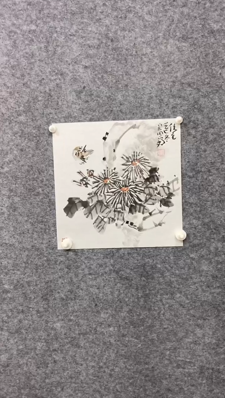 国画尚定固国画作品