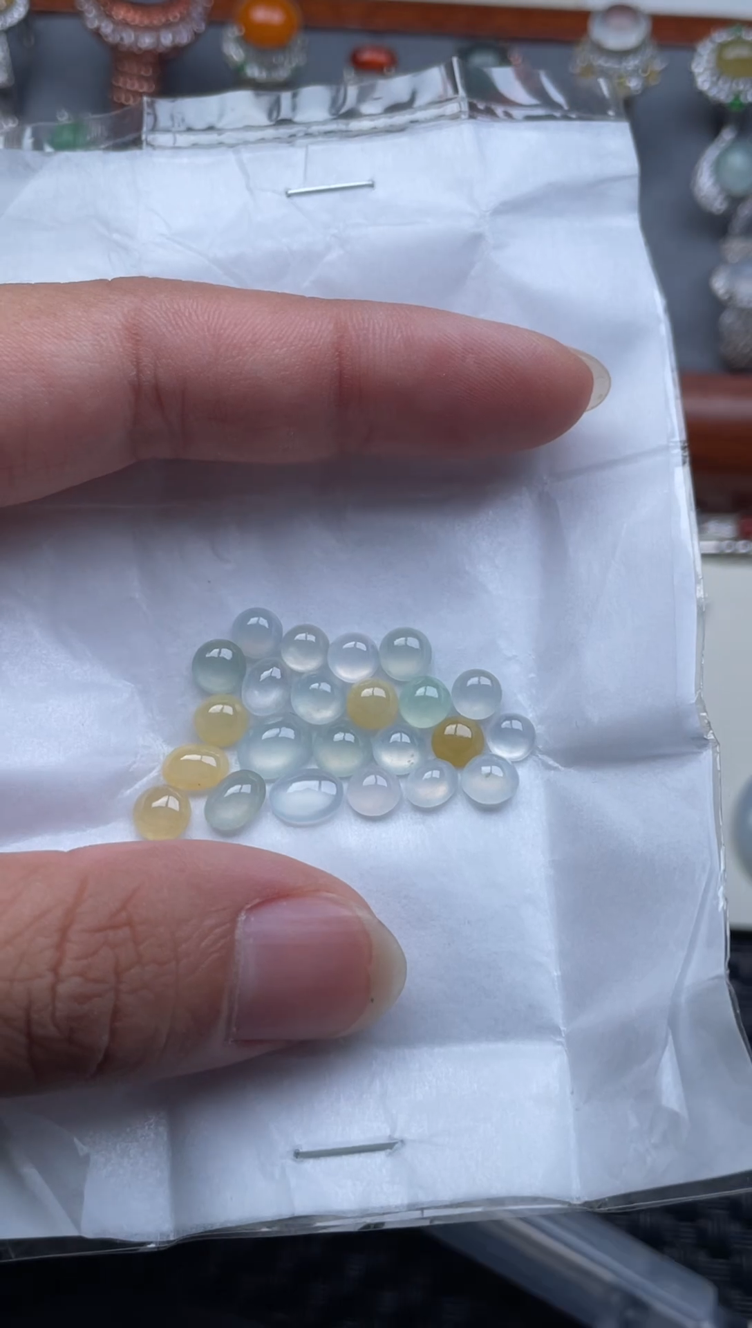 翡翠裸石缅甸天然翡翠A货146