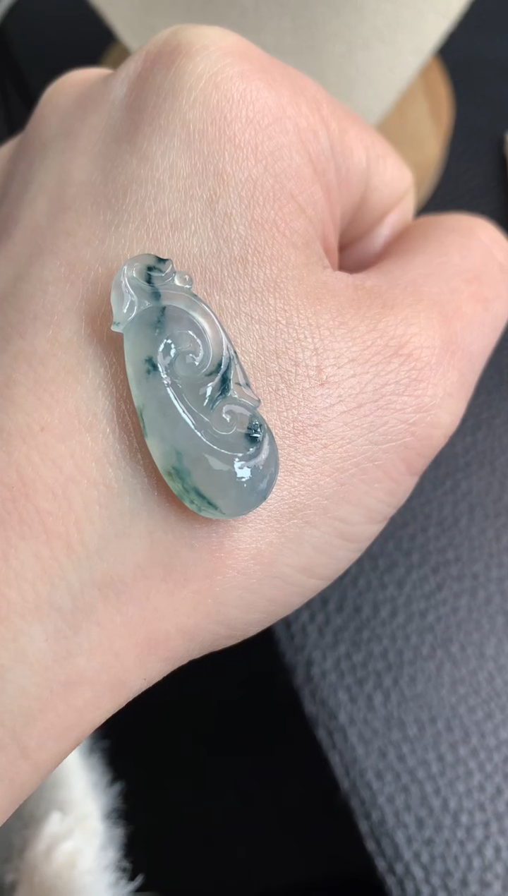 【闪购商品】定制翡翠未镶嵌如意