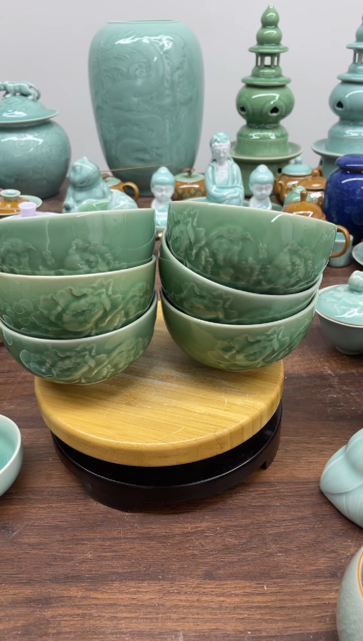 特价青瓷 慧语瓷坊6个
