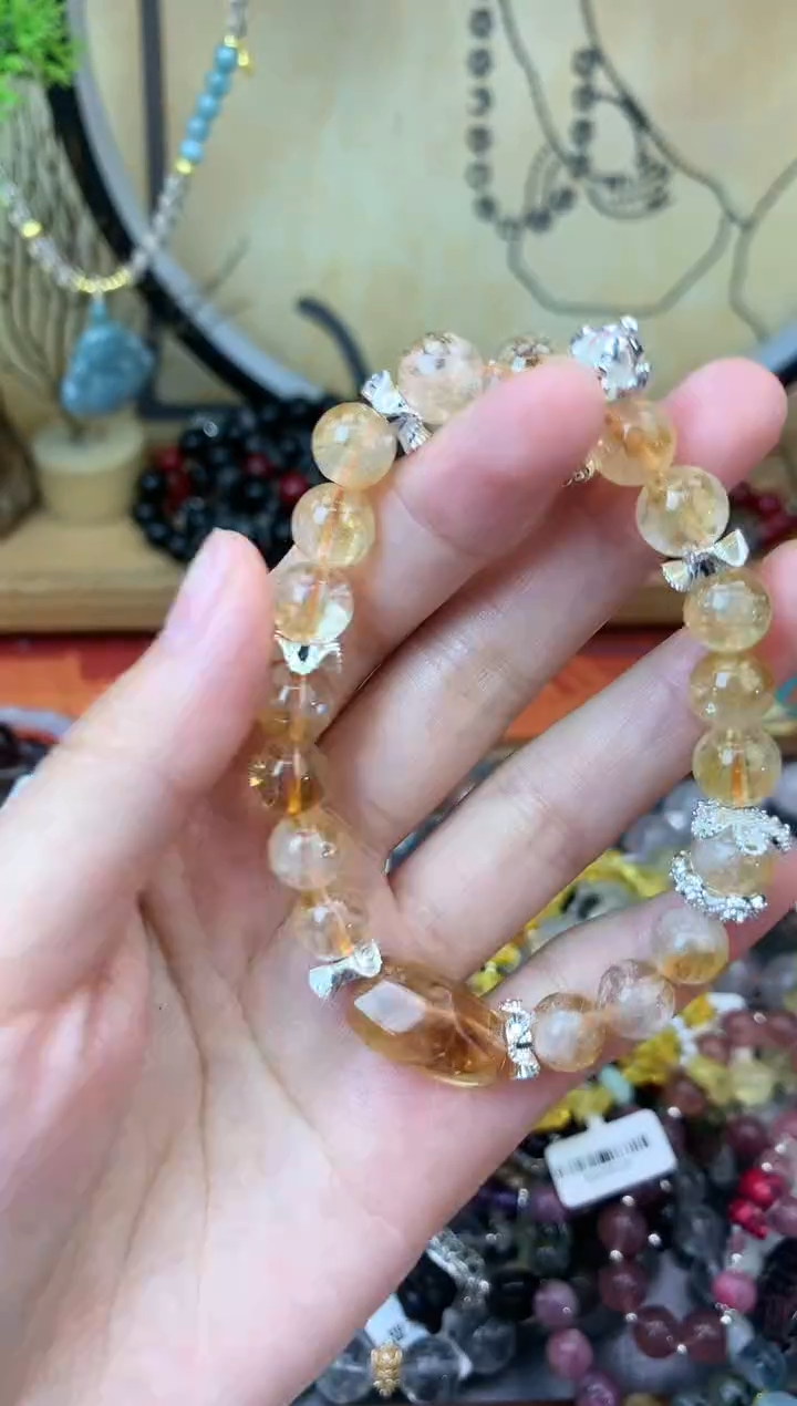 【闪购商品】黄晶手链未镶嵌220手串