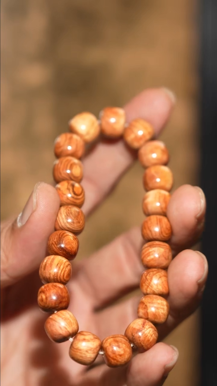 吊坠黄花梨/降香黄檀海南黄花梨老糠梨11mm老型单圈