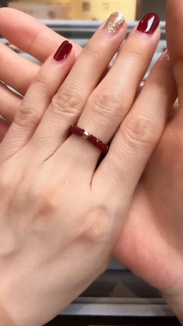 【闪购商品】红宝石戒指18K金镶嵌13